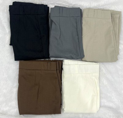 Korean Style Premium Stretchable High Waist Pants 5 Colour Combo Set bottom wear catalogs