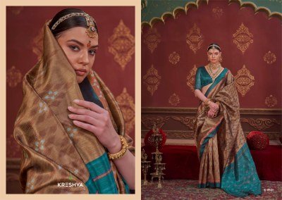 Kreshva Kalki Series 4494 To 4505 Pc Silk Ikkat Designer Saree Wholesaler  sarees catalogs