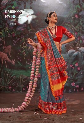 Kreshva Patola Varmala Series  029 To 034 Festival Wear Saree Wholesaler  sarees catalogs
