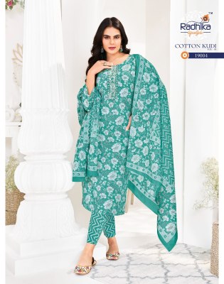 Kudi vol 19 by Radhika lifestyle Beautiful Cotton printed kurti pant and dupatta catalogue at affordable rate readymade suit catalogs