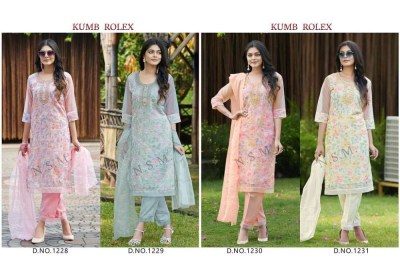 Kumb Rolax Heavy Organza Readymade Suits Catalogue wholesale rate Surat  kurtis catalogs