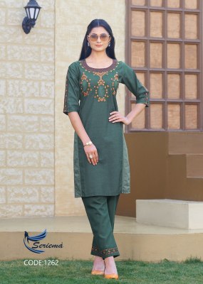 Kumb westin 2 by Seriama cotton embroidered denim kurti collection at affordable rate kurtis catalogs