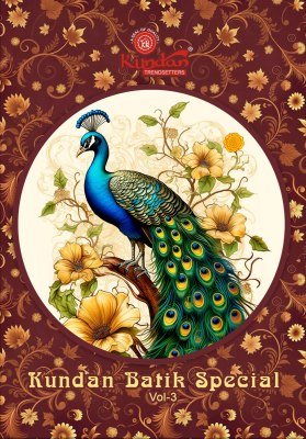 Kundan Batik Vol 3 Elegant Pure Cotton Batik Print Kurti with Coordinated Pant And Dupatta Wholes kurtis catalogs