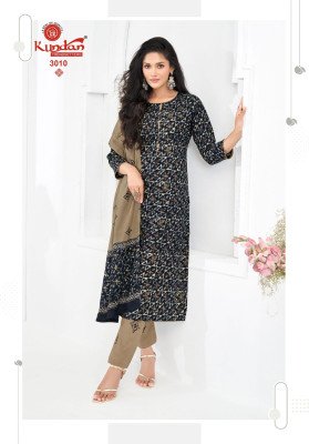 Kundan Batik Vol 3 Elegant Pure Cotton Batik Print Kurti with Coordinated Pant And Dupatta Wholes kurtis catalogs