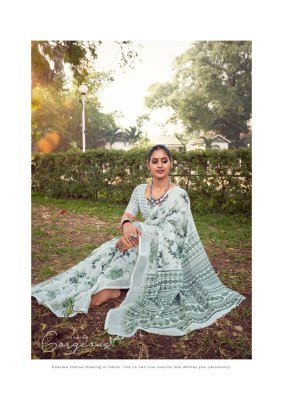 L T Fashion Vidhya Vol 2 Shimmer Weave Silver Heritage SaSilver Auraree Linen Cotton  Catalague Wholesale  sarees catalogs
