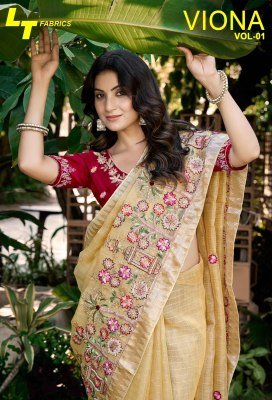 L.T. Fashions Viona Vol. 1 – Premium Kora Silk Beads Work Collection 