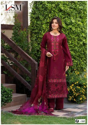LSM Firdous Queen Vol 16  Luxurious Heavy Lawn Unstitched Fabric with Pure Cotton Dupatta Wholesale dress material catalogs