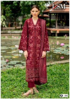 LSM Firdous Queen Vol-20 Pure Heavy Lawn Dress Material Collection dress material catalogs