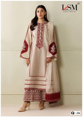 LSM Firdous Queen Vol-20 Pure Heavy Lawn Dress Material Collection dress material catalogs