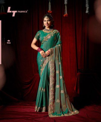 LT Fashion Jimmy Vol-09 PN Cloud Fancy Embroidery Saree Collection sarees catalogs