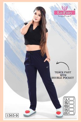 La fairy by D No 1565 present womans comfortable track pant catalogue with double pocket at wholesale price bottom wear catalogs