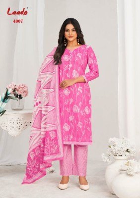 Laado Exclusive Nargis Vol 04 Heavy Pure Cotton Jaipuri Suit Pant Style with Pocket And Miyani Dupatta Wholesale kurtis catalogs