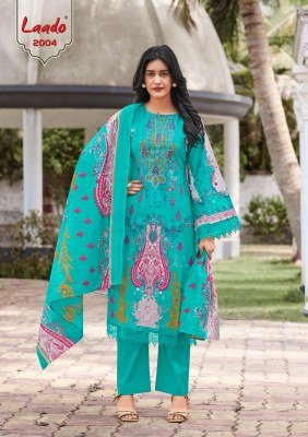 Laado Innayat Vol 2 Karachi Pure Cotton Readymade Kurti Pant with Dupatta Set kurti pant with dupatta Catalogs