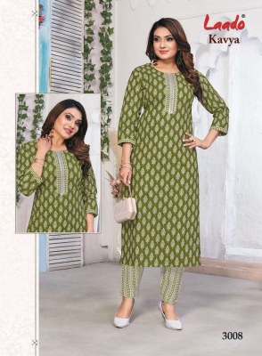 Laado Kavya  vol 3 Jaipuri Style Kurti with pants set catalogue wholesaler  kurtis catalogs