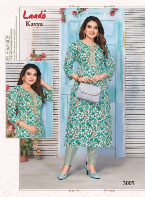 Laado Kavya  vol 3 Jaipuri Style Kurti with pants set catalogue wholesaler  kurtis catalogs