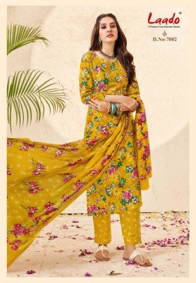 Laado Nargis Vol-7 Pure Cotton Printed Kurti Pant with Dupatta Set kurti pant with dupatta Catalogs