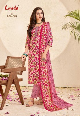 Laado Nargis Vol-7 Pure Cotton Printed Kurti Pant with Dupatta Set kurti pant with dupatta Catalogs