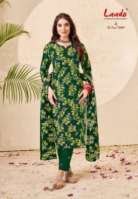 Laado Nargis Vol-7 Pure Cotton Printed Kurti Pant with Dupatta Set kurti pant with dupatta Catalogs