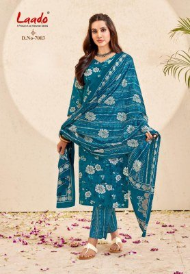 Laado Nargis Vol-7 Pure Cotton Printed Kurti Pant with Dupatta Set kurti pant with dupatta Catalogs