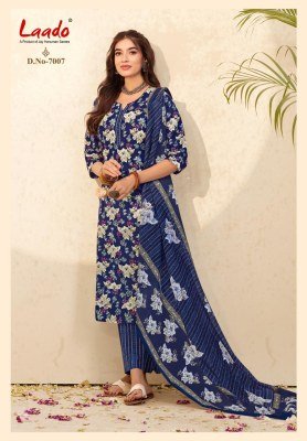 Laado Nargis Vol-7 Pure Cotton Printed Kurti Pant with Dupatta Set kurti pant with dupatta Catalogs