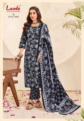 Laado Nargis Vol-7 Pure Cotton Printed Kurti Pant with Dupatta Set kurti pant with dupatta Catalogs