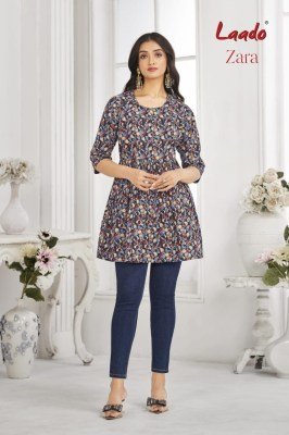 Laado Zara VOL 07 Ready Made Cotton Tunic  Top Wholesale kurtis catalogs