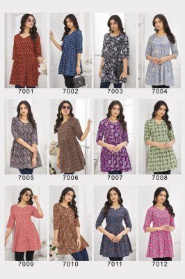 Laado Zara VOL 07 Ready Made Cotton Tunic  Top Wholesale kurtis catalogs