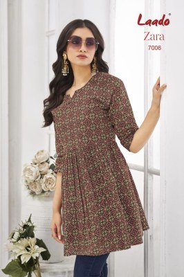 Laado Zara VOL 07 Ready Made Cotton Tunic  Top Wholesale kurtis catalogs