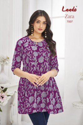 Laado Zara VOL 07 Ready Made Cotton Tunic  Top Wholesale kurtis catalogs