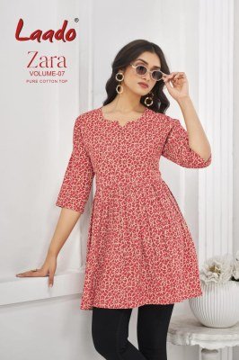 Laado Zara VOL 07 Ready Made Cotton Tunic  Top Wholesale kurtis catalogs