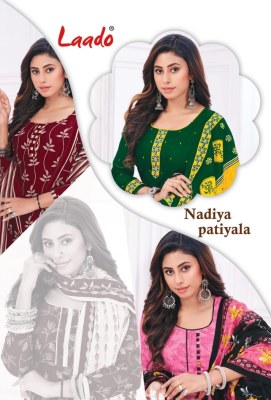 Laado by Nadiya patiyala vol 9 heavy cotton printed unstitched suit catalogue at Affordable rate Amavi