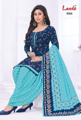 Laado by Nadiya patiyala vol 9 heavy cotton printed unstitched suit catalogue at Affordable rate salwar kameez catalogs