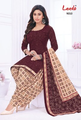 Laado by Nadiya patiyala vol 9 heavy cotton printed unstitched suit catalogue at Affordable rate salwar kameez catalogs