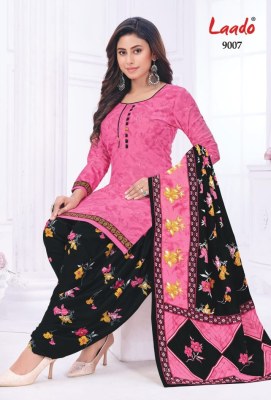 Laado by Nadiya patiyala vol 9 heavy cotton printed unstitched suit catalogue at Affordable rate salwar kameez catalogs