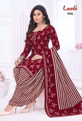 Laado by Nadiya patiyala vol 9 heavy cotton printed unstitched suit catalogue at Affordable rate salwar kameez catalogs