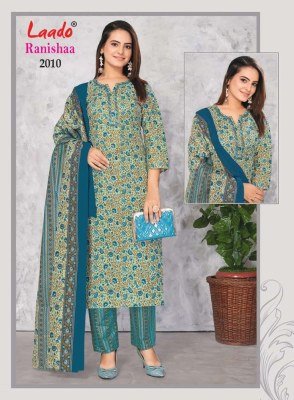 Laado new Ranishaa vol 2  pure cotton Jaipuri Pant Style ready made suits wholesaler price Surat  kurtis catalogs