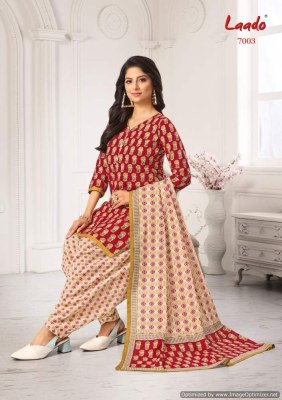 Laado vol 70 present heavy pure cotton printed unstitched dress material catalogue at amaviexpo salwar kameez catalogs