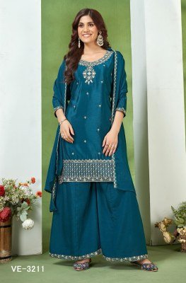 Ladies Flavour 3211 , 3212  Heavy Chinon, intricate embroidery and sequins on top, bottom, and dupatta Wholesale kurtis catalogs
