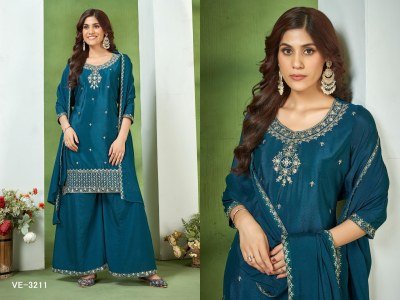 Ladies Flavour 3211 , 3212  Heavy Chinon, intricate embroidery and sequins on top, bottom, and dupatta Wholesale kurtis catalogs