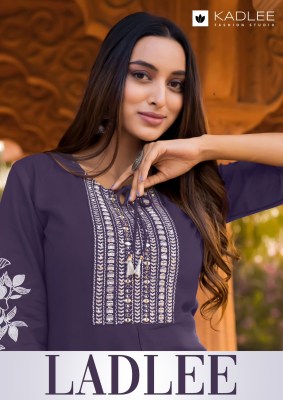 Ladlee by kadlee Heavy reyon Thread Hand work Suit at amavi expo wholesale catalogs