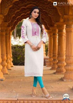 Ladlee by kadlee Heavy reyon Thread Hand work Suit at amavi expo kurtis catalogs