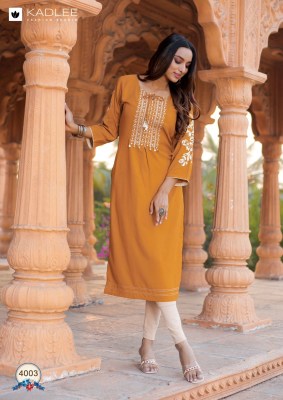 Ladlee by kadlee Heavy reyon Thread Hand work Suit at amavi expo kurtis catalogs