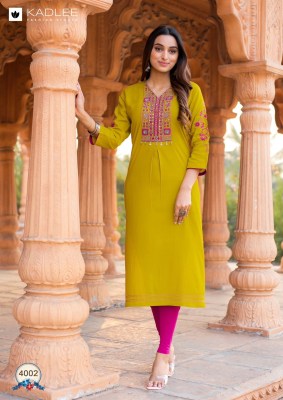 Ladlee by kadlee Heavy reyon Thread Hand work Suit at amavi expo kurtis catalogs