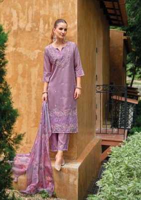 Lady Leela Inaya 3 Designer Organza Kurti Set with Hand Embroidery  Viscose Silk Pants And Organaza Printed Dupatta Wholesale kurtis catalogs