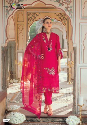 Lady Leela Leyla Collection Luxury Mul Chanderi Handwork Suits readymade suit catalogs