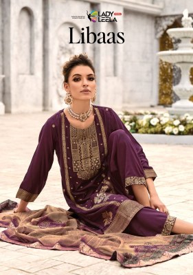Lady Leela Libaas Premium Festive Collection Top Bottom Dupatta Set Wholesale Kurti catalogue  Amavi