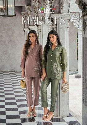 Lady Leela Presents Marbles Premium Collection Co Ord Set Wholesale Kurti Catalogue  Amavi