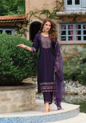 Lady Leela Rutba Pure Viscose Silk Kurti with Hand Embroidery  Sleeve And Daman Work  Matching Silk Pant And Embroidered Organza Dupatta Wholesale kurtis catalogs