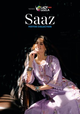  Lady Leela Saaz Designer Heavy Embroidered Viscose Kurti with Silk Pants And Organza Dupatta Wholesale kurtis catalogs