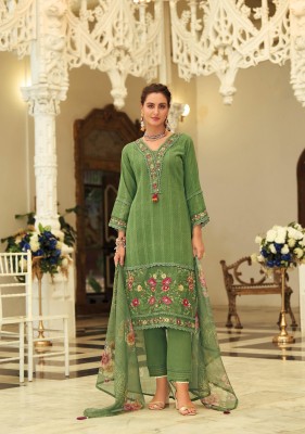 Lady Leela Summer Treads Vol 2 Pure Cotton Embroidery And Handwork Dress Set Top Bottom And Dupatta Wholesale  kurtis catalogs